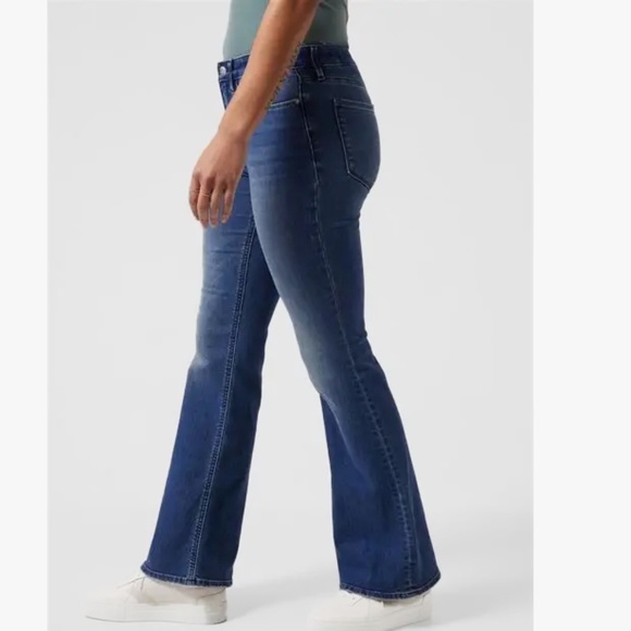 Athleta | Women's True Blue Sculptex Jeans Flare sz 20 short inseam - Picture 2 of 15